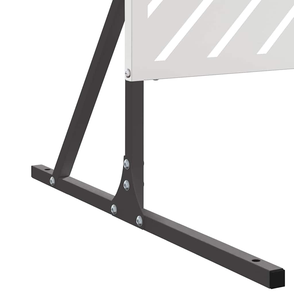 Schermo per Privacy Grigio 100 x 50 x 180 cm Acciaio