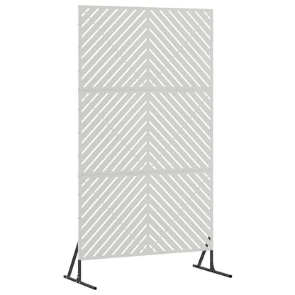 Schermo per Privacy Grigio 100 x 50 x 180 cm Acciaio