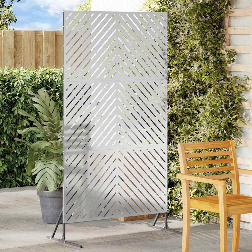 Schermo per Privacy Grigio 100 x 50 x 180 cm Acciaio