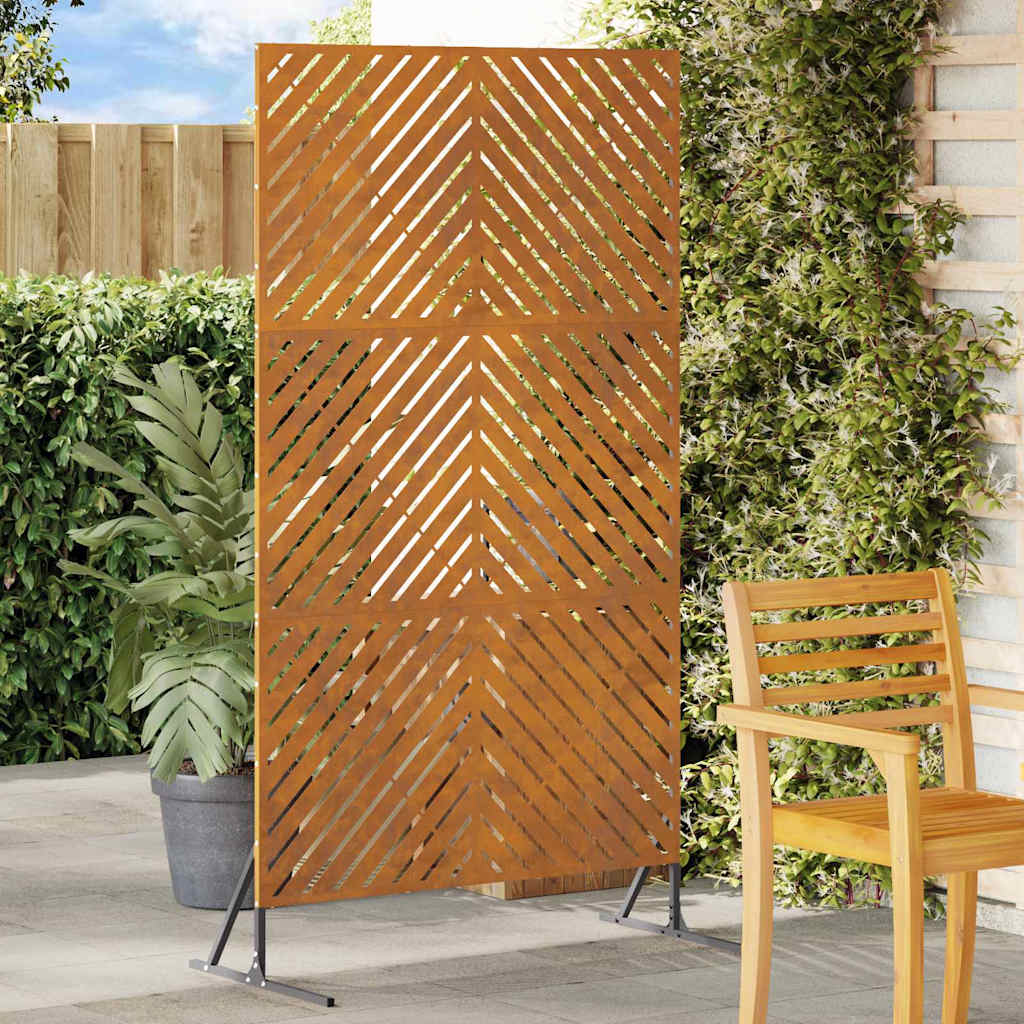 Schermo per Privacy Grigio 100 x 50 x 180 cm Acciaio