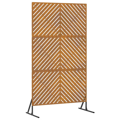 Schermo per Privacy Grigio 100 x 50 x 180 cm Acciaio