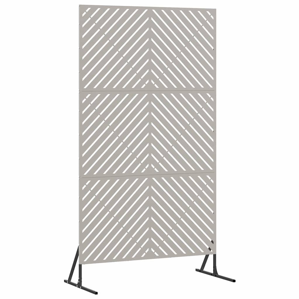 Schermo per Privacy Grigio 100 x 50 x 180 cm Acciaio