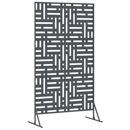 Schermo per Privacy Antracite 100 x 50 x 180 cm Acciaio