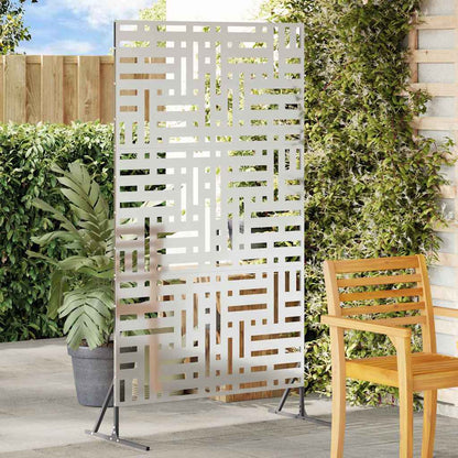 Schermo per Privacy Grigio 100 x 50 x 180 cm Acciaio