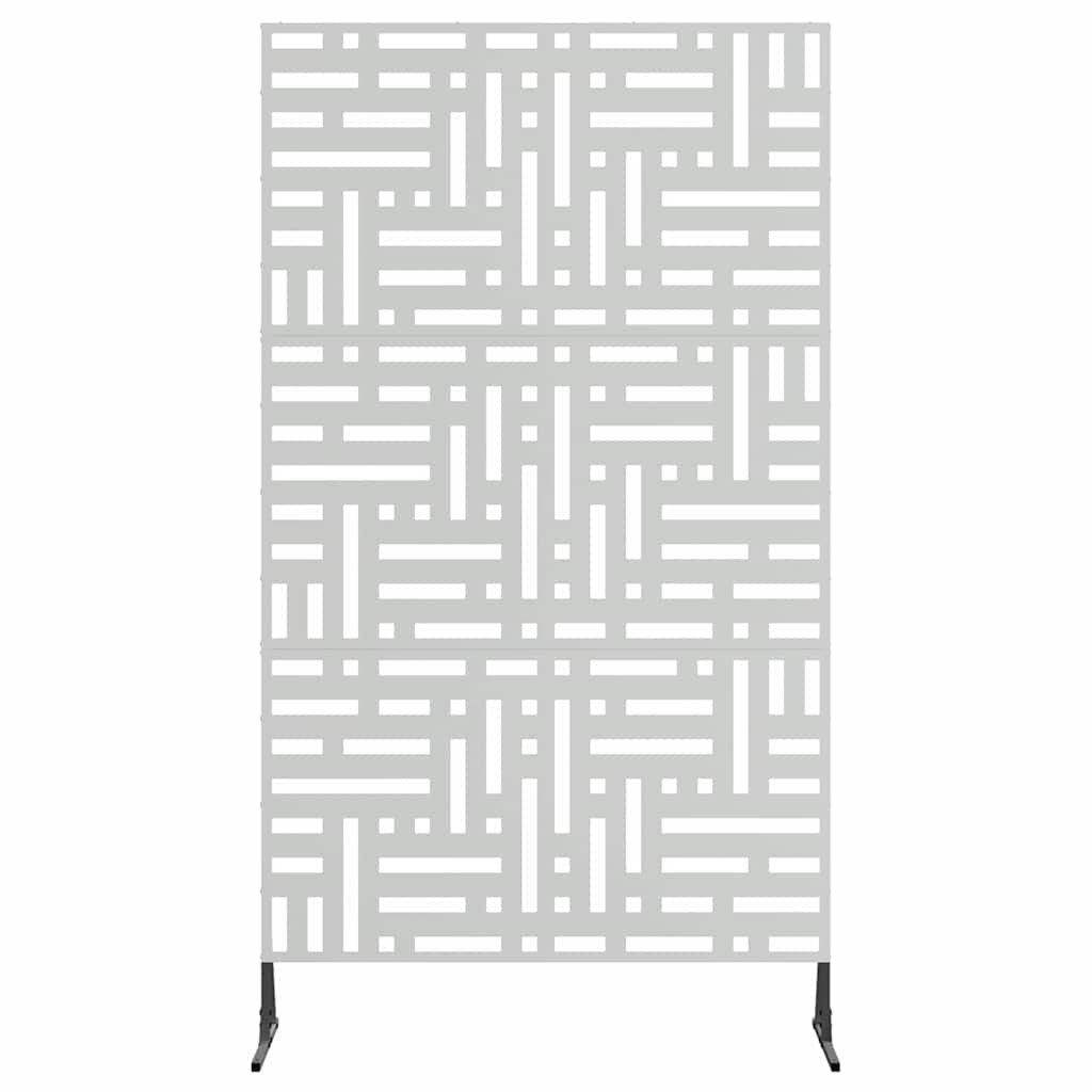 Schermo per Privacy Grigio 100 x 50 x 180 cm Acciaio