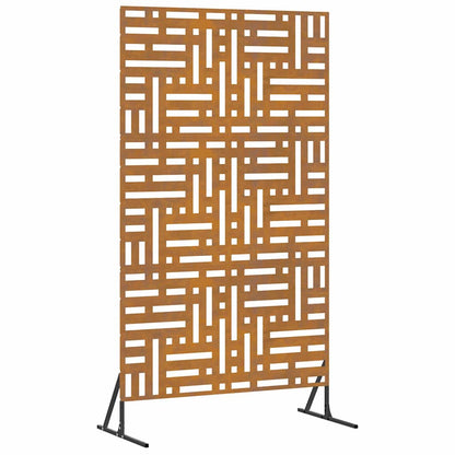 Schermo per Privacy Grigio 100 x 50 x 180 cm Acciaio CorTen