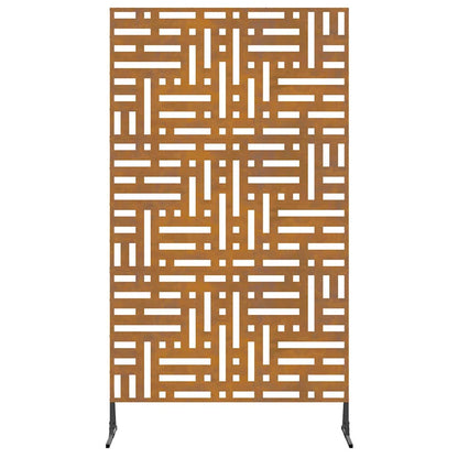 Schermo per Privacy Grigio 100 x 50 x 180 cm Acciaio CorTen