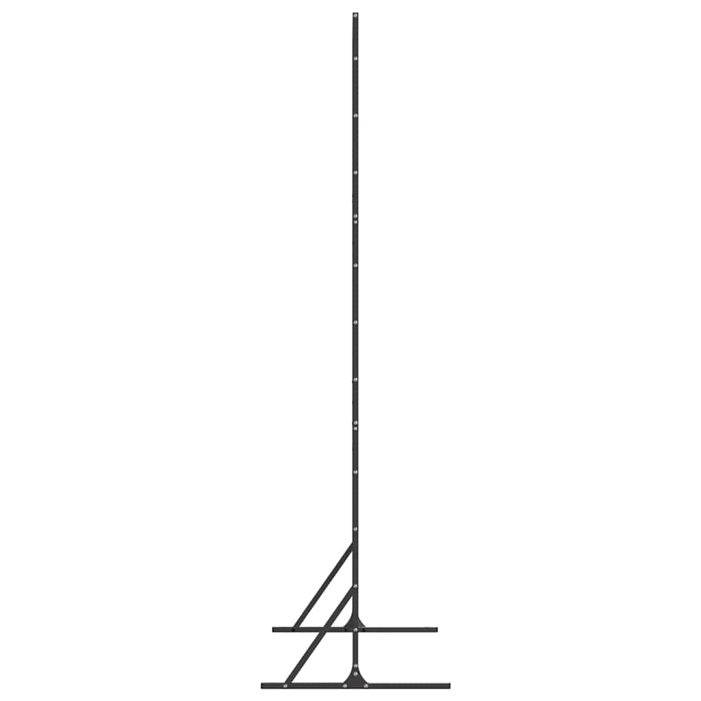 Schermo per Privacy Nero 100 x 50 x 180 cm Acciaio