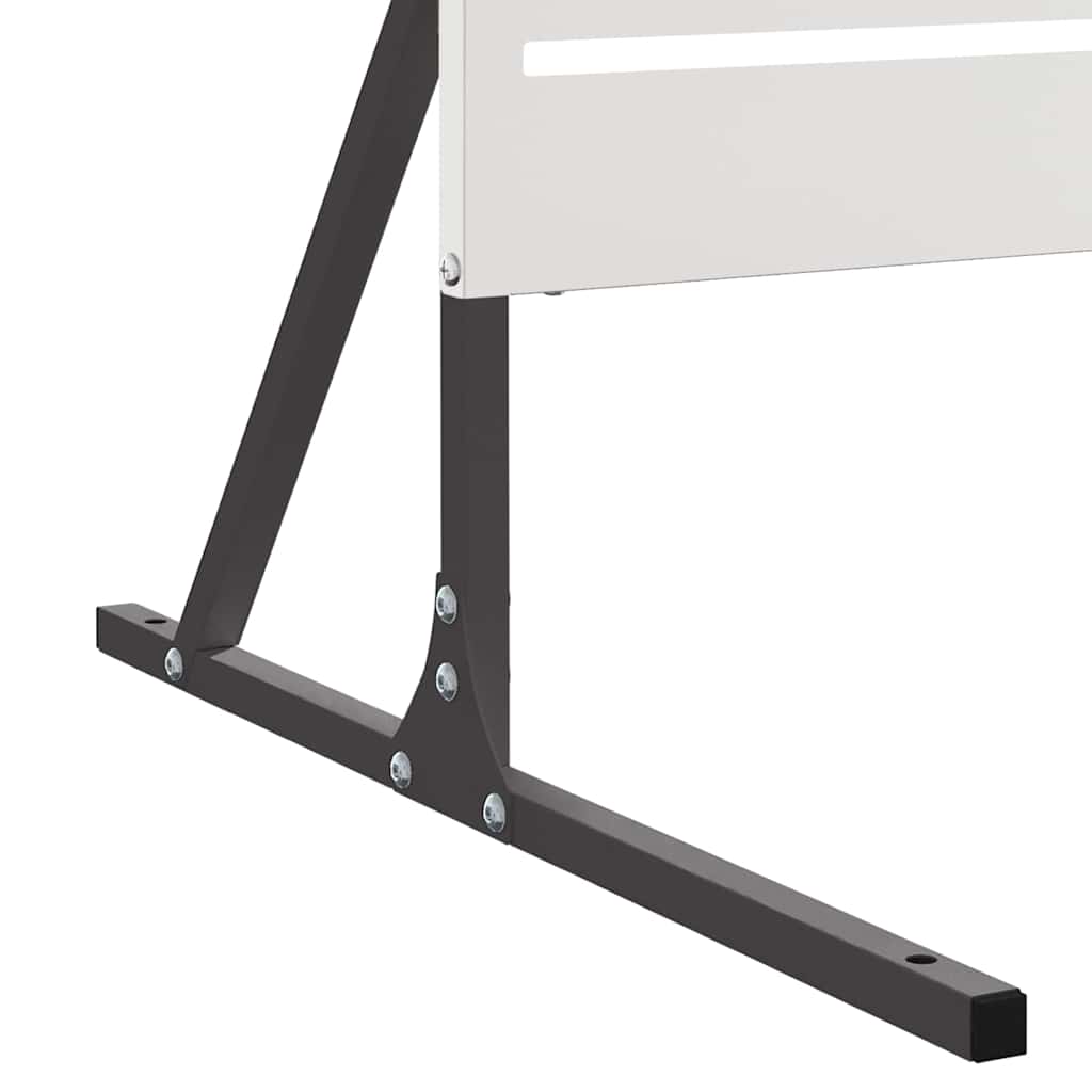 Schermo per Privacy Grigio 100 x 50 x 180 cm Acciaio