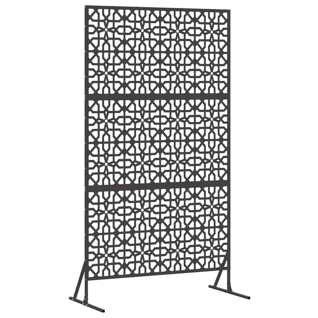 Schermo per Privacy Nero 100 x 50 x 180 cm Acciaio