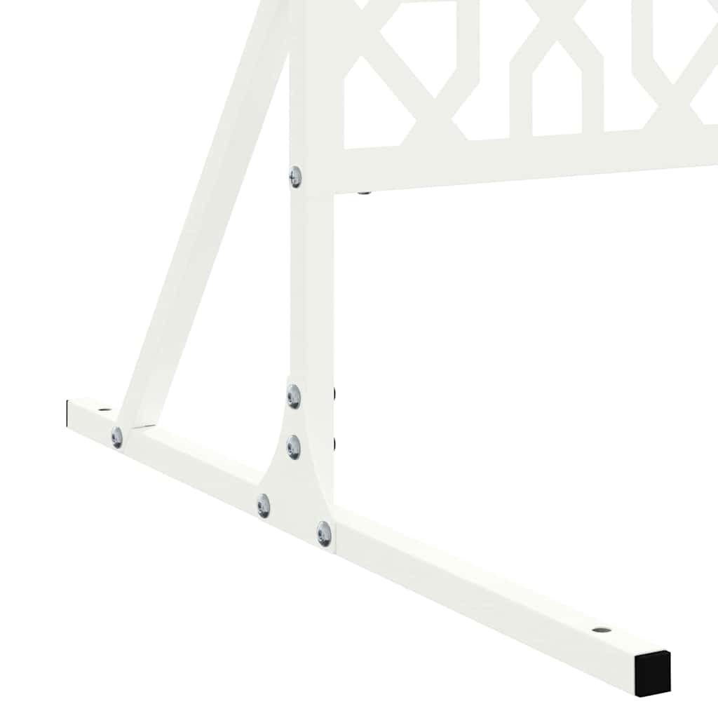 Schermo per Privacy Bianco 100 x 50 x 180 cm Acciaio