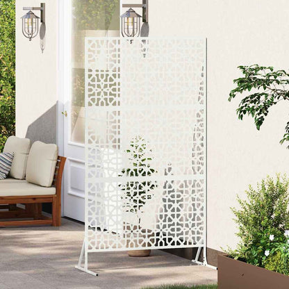 Schermo per Privacy Bianco 100 x 50 x 180 cm Acciaio