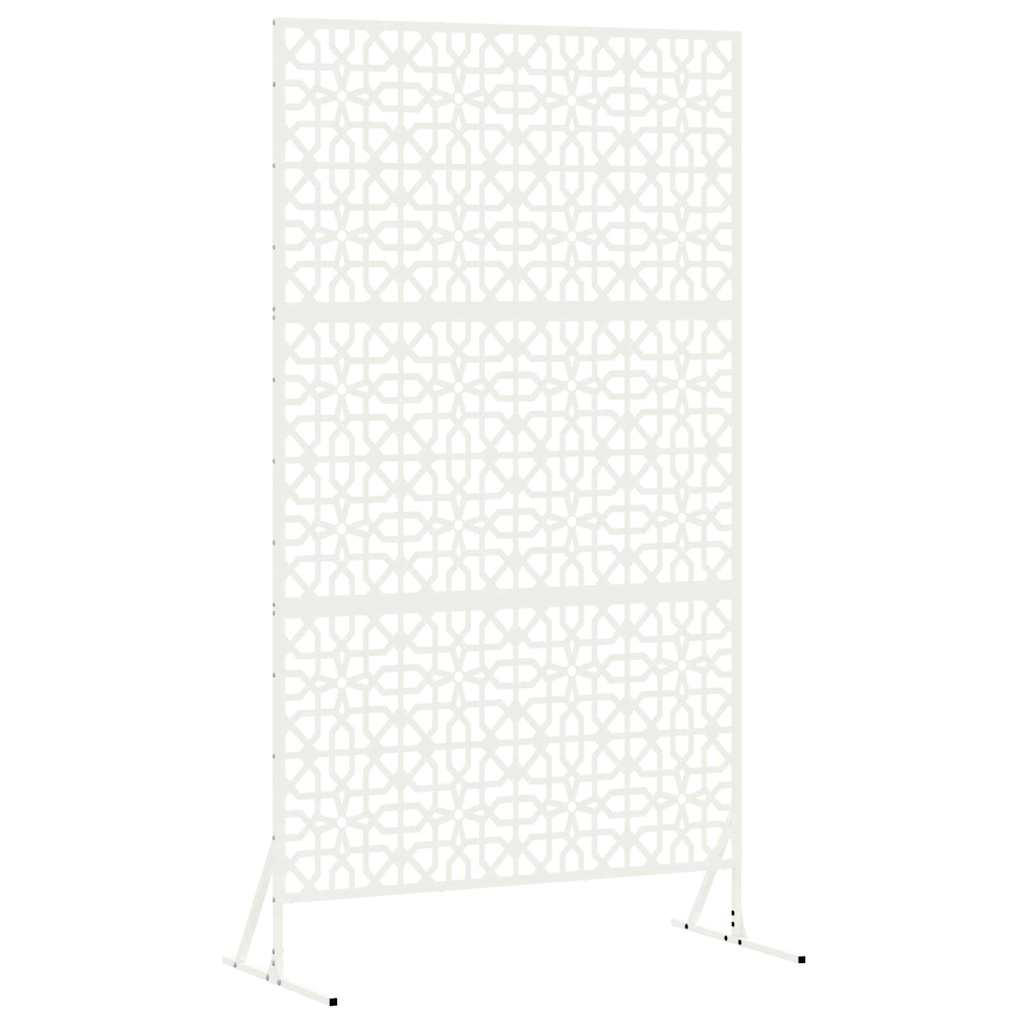 Schermo per Privacy Bianco 100 x 50 x 180 cm Acciaio