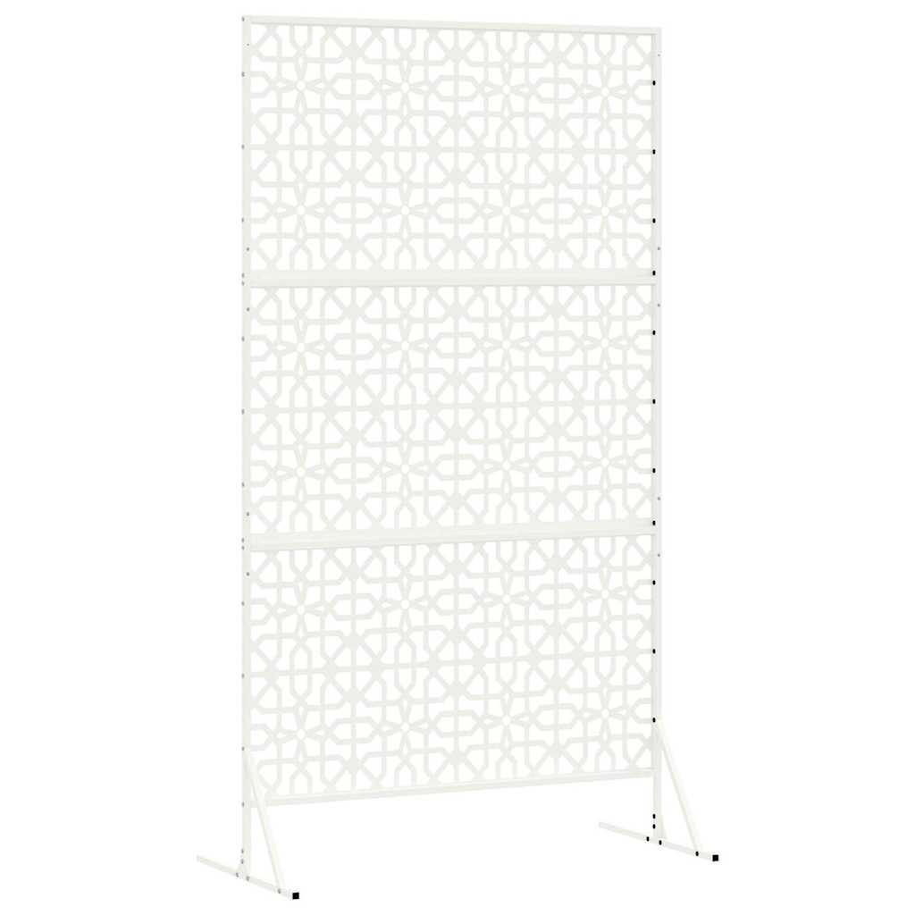 Schermo per Privacy Bianco 100 x 50 x 180 cm Acciaio