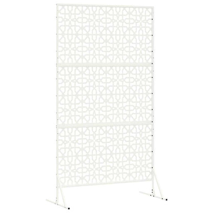 Schermo per Privacy Bianco 100 x 50 x 180 cm Acciaio
