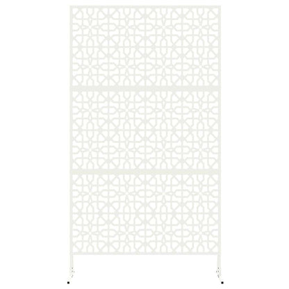 Schermo per Privacy Bianco 100 x 50 x 180 cm Acciaio