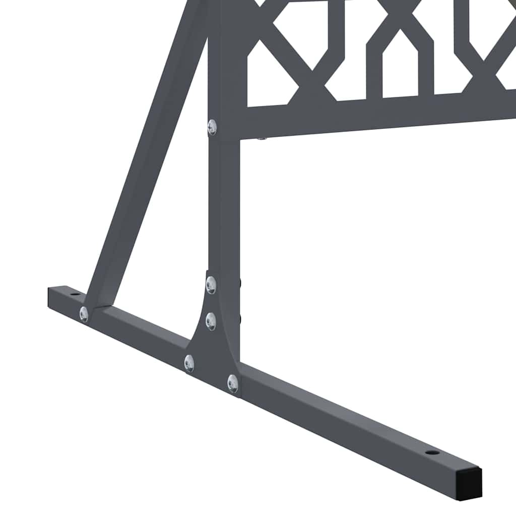 Schermo per Privacy Antracite 100 x 50 x 180 cm Acciaio