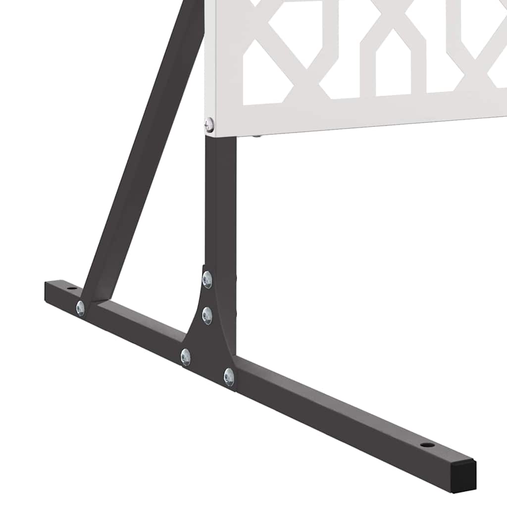 Schermo per Privacy Grigio 100 x 50 x 180 cm Acciaio