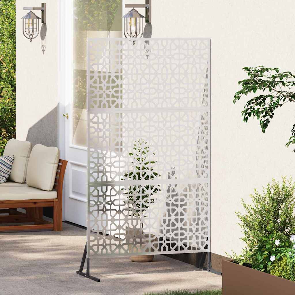 Schermo per Privacy Grigio 100 x 50 x 180 cm Acciaio