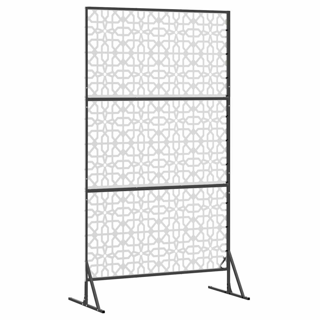 Schermo per Privacy Grigio 100 x 50 x 180 cm Acciaio