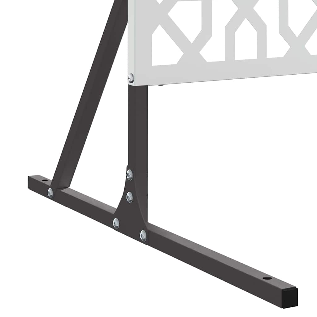 Schermo per Privacy Grigio 100 x 50 x 180 cm Acciaio