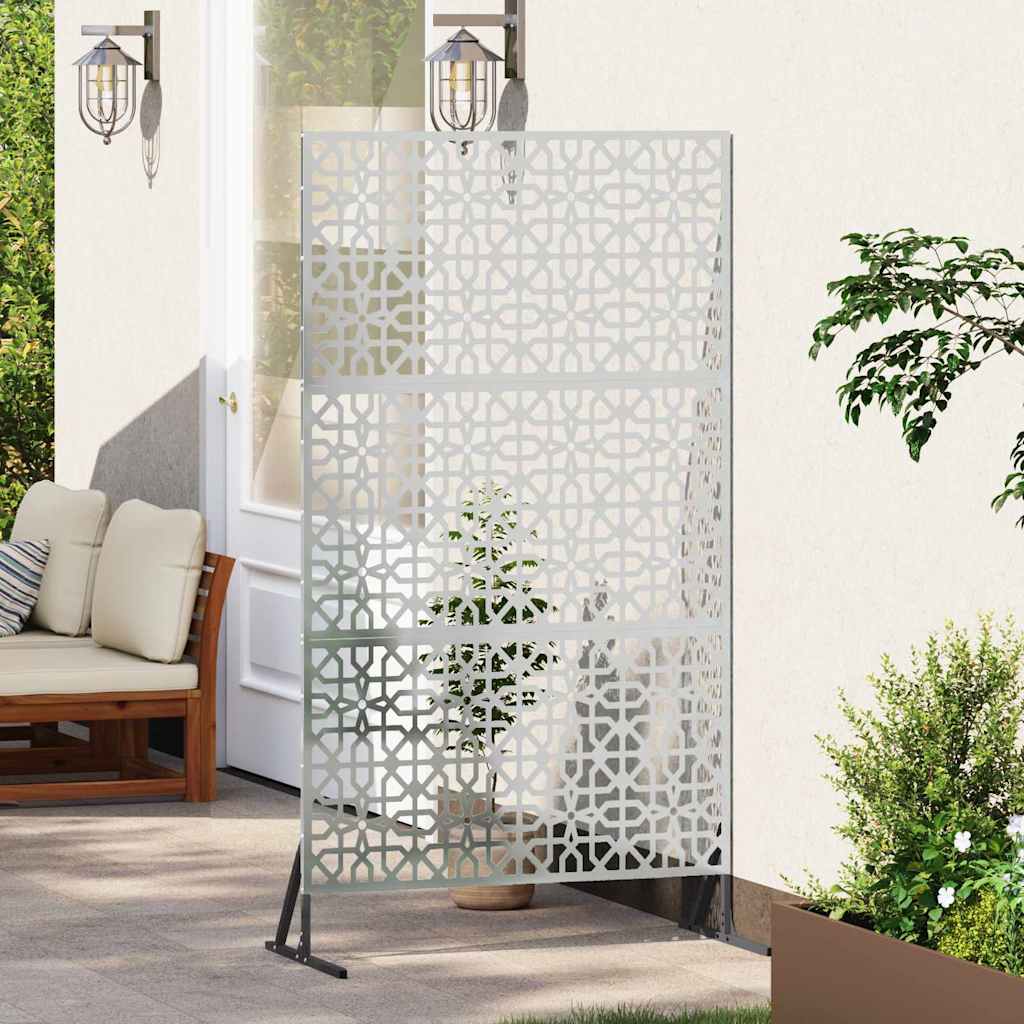 Schermo per Privacy Grigio 100 x 50 x 180 cm Acciaio