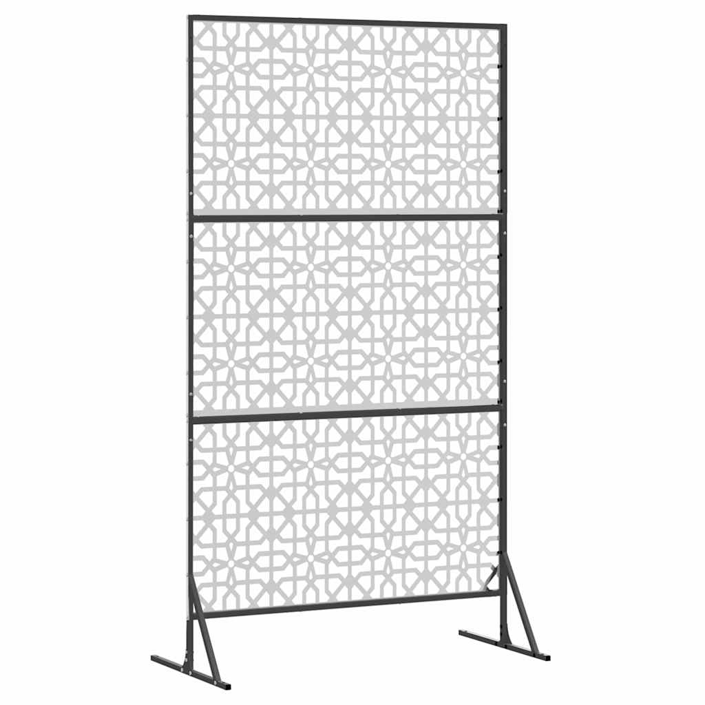 Schermo per Privacy Grigio 100 x 50 x 180 cm Acciaio