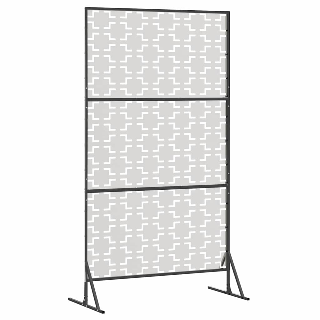 Schermo per Privacy Grigio 100 x 50 x 180 cm Acciaio