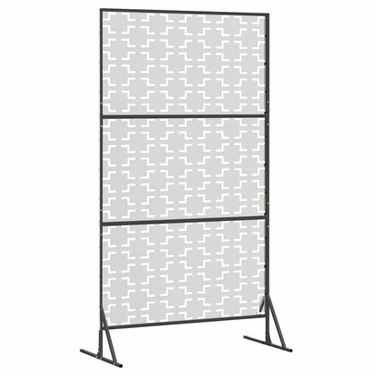Schermo per Privacy Grigio 100 x 50 x 180 cm Acciaio