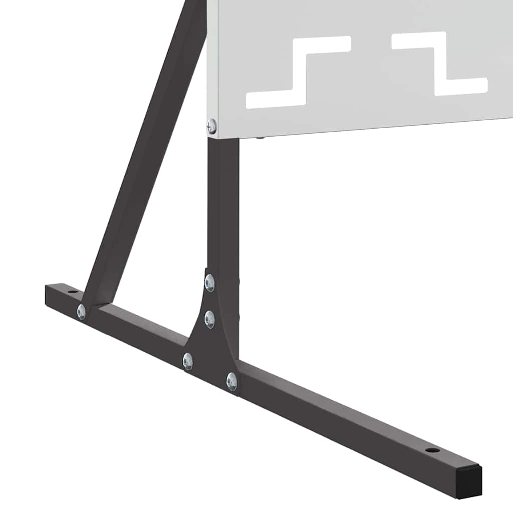 Schermo per Privacy Grigio 100 x 50 x 180 cm Acciaio