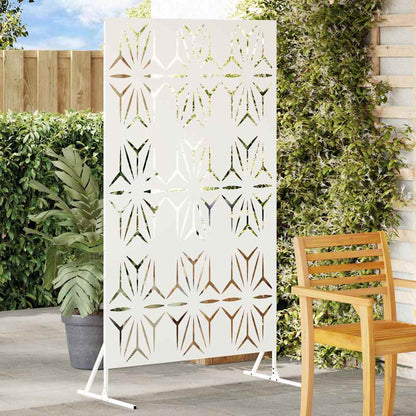 Schermo per Privacy Bianco 100 x 50 x 180 cm Acciaio