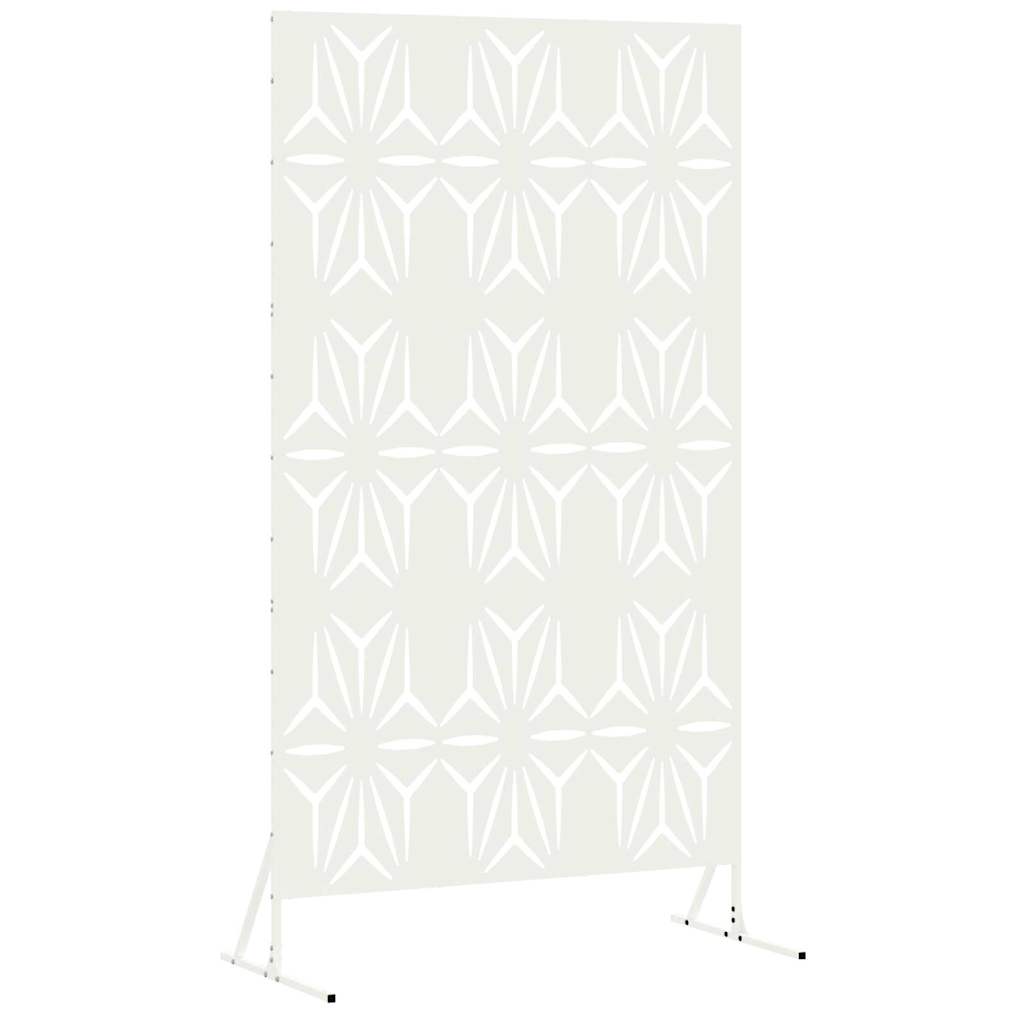 Schermo per Privacy Bianco 100 x 50 x 180 cm Acciaio