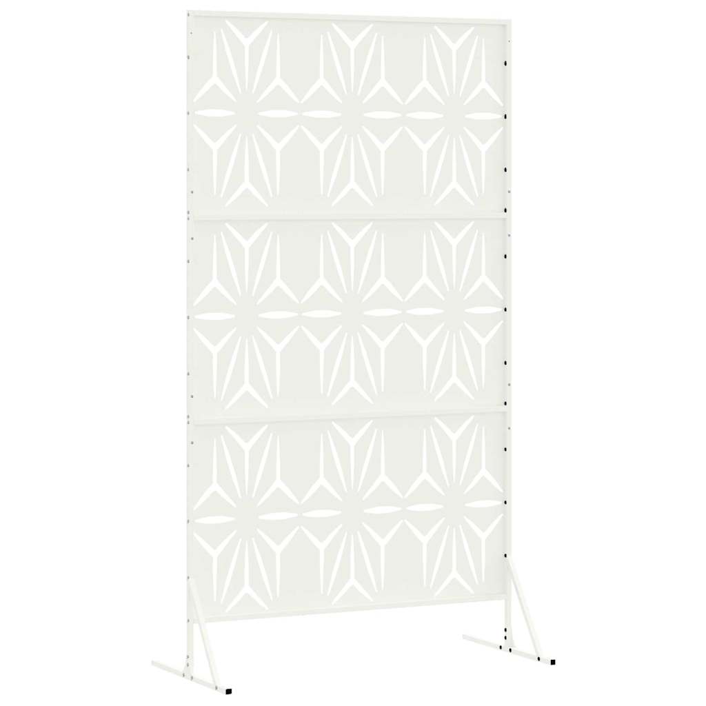 Schermo per Privacy Bianco 100 x 50 x 180 cm Acciaio