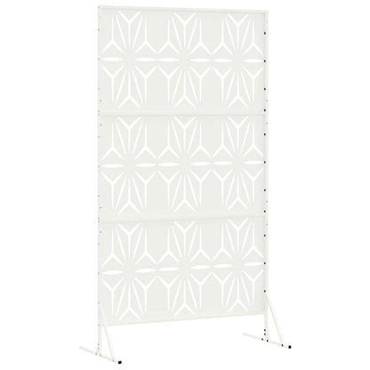 Schermo per Privacy Bianco 100 x 50 x 180 cm Acciaio