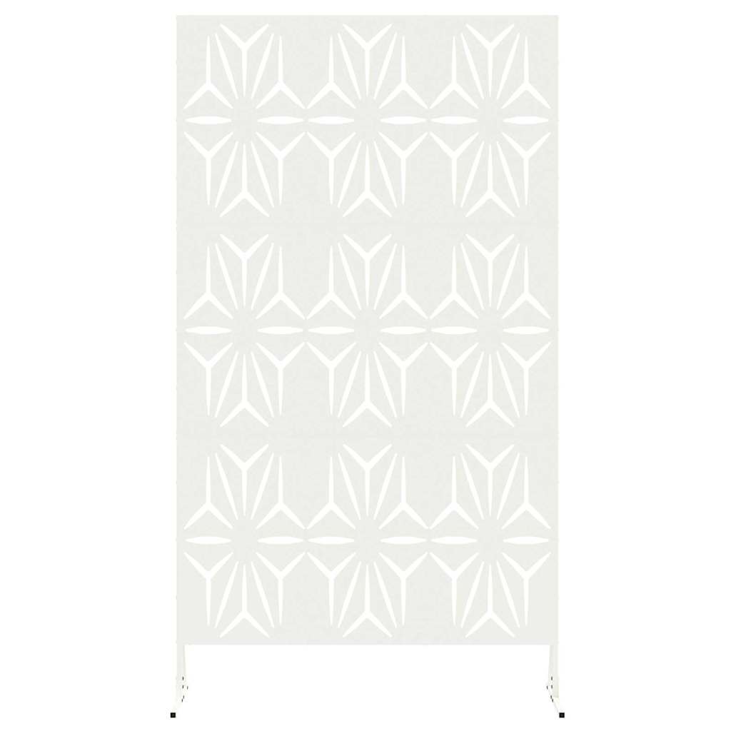Schermo per Privacy Bianco 100 x 50 x 180 cm Acciaio