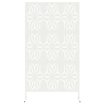 Schermo per Privacy Bianco 100 x 50 x 180 cm Acciaio