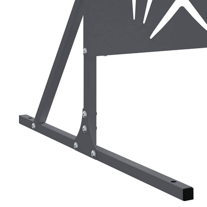 Schermo per Privacy Antracite 100 x 50 x 180 cm Acciaio