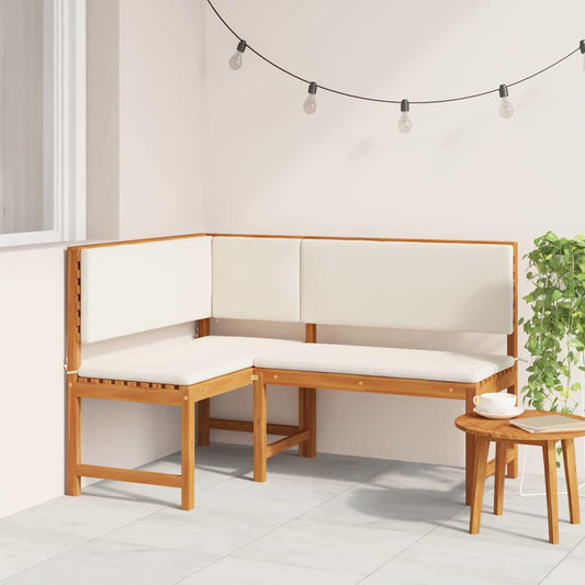 Sedia da Giardino con cuscino Marrone 140 x 100 x 91cm | homemem39