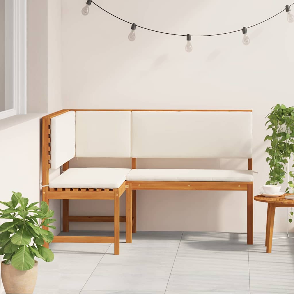 Sedia da Giardino con cuscino Marrone 140 x 100 x 91cm