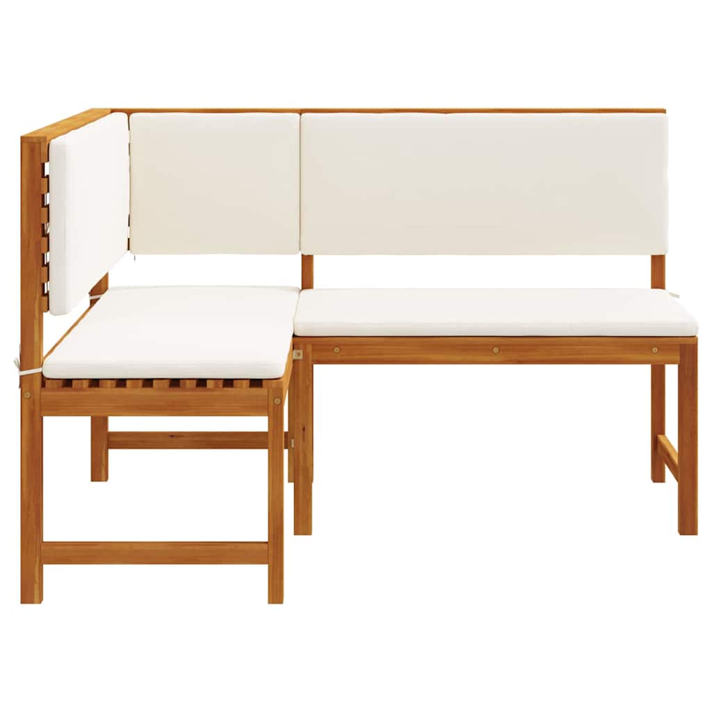 Sedia da Giardino con cuscino Marrone 140 x 100 x 91cm | homemem39