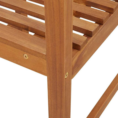 Sedia da Giardino 2 pcs Marrone 50 x 50 x 91cm
