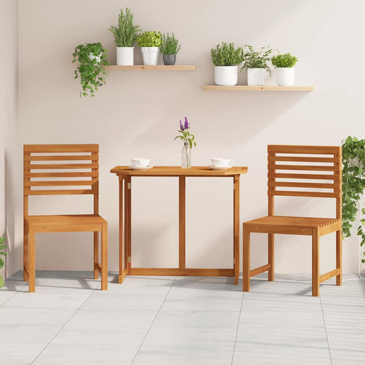 Sedia da Giardino 2 pcs Marrone 50 x 50 x 91cm