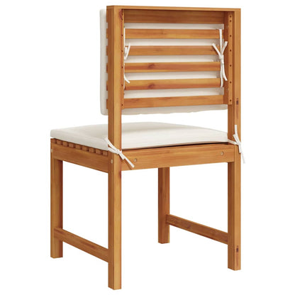 Sedia da giardino senza braccioli 2 pcs Marrone 50 x 50 x 91cm - homemem39