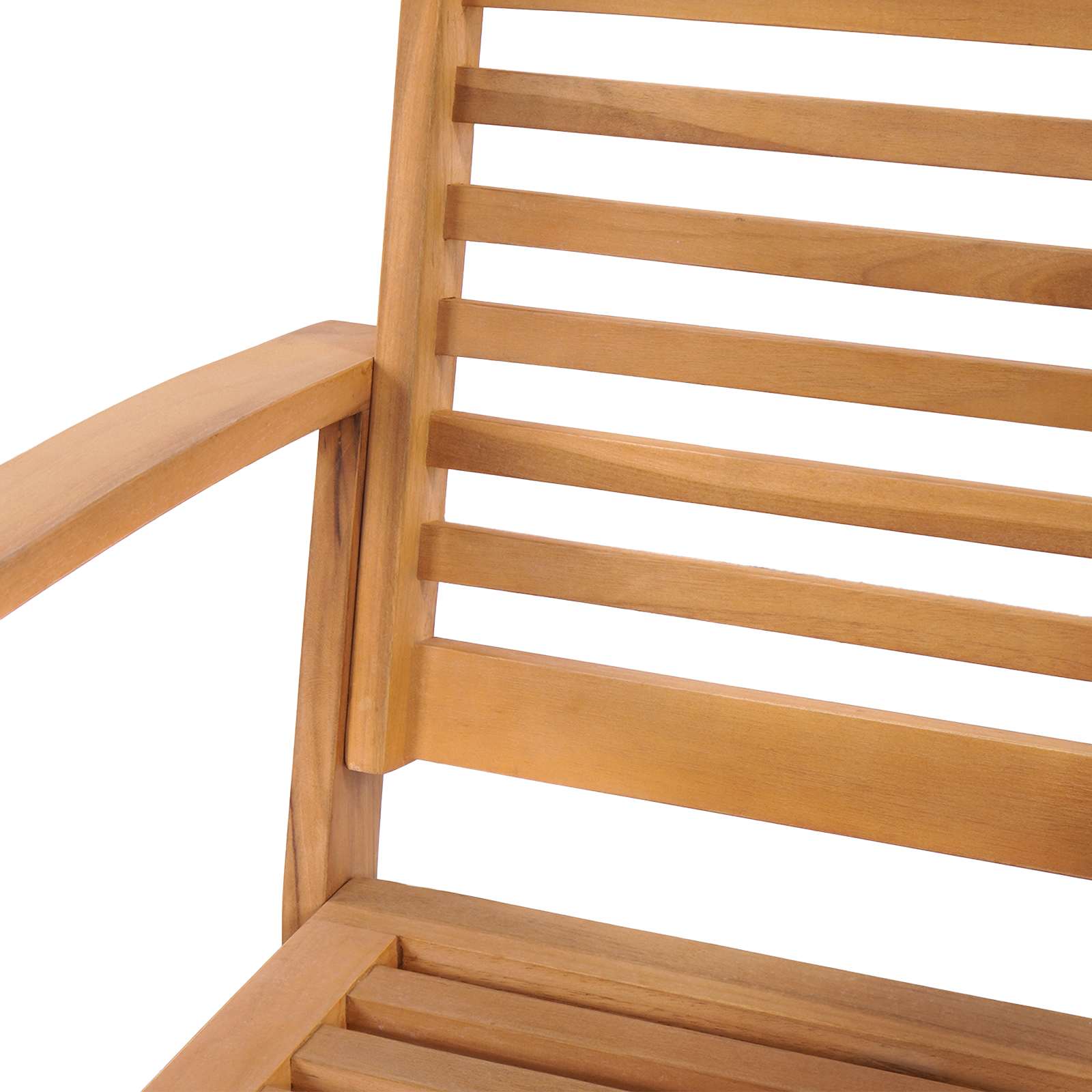 Sedia 2 Pezzo Marrone 65 x 60 x 76,5 cm Legno di teak solido | homemem39