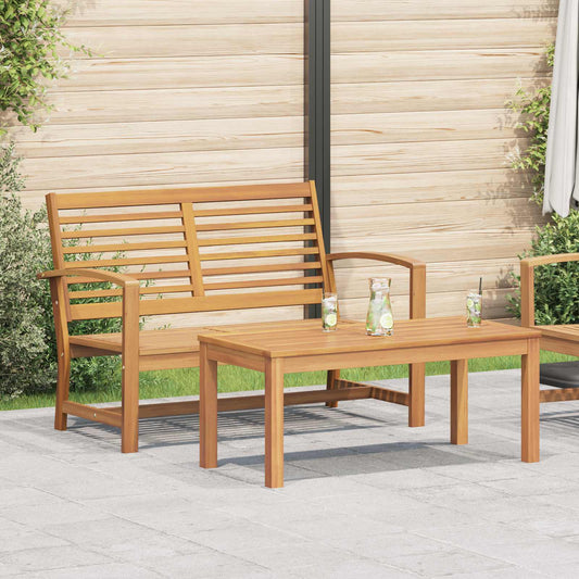Set Panchina e Tavolo da Giardino 2 Pezzo Marrone | homemem39
