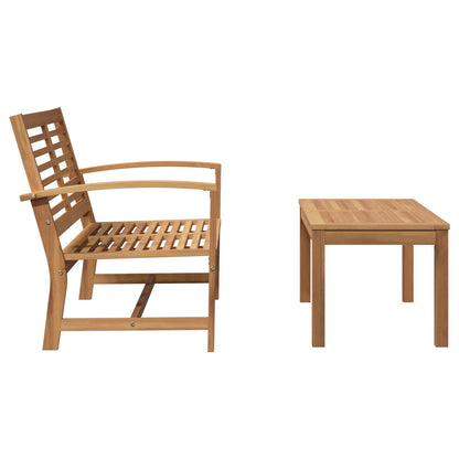 Set Panchina e Tavolo da Giardino 2 Pezzo Marrone | homemem39