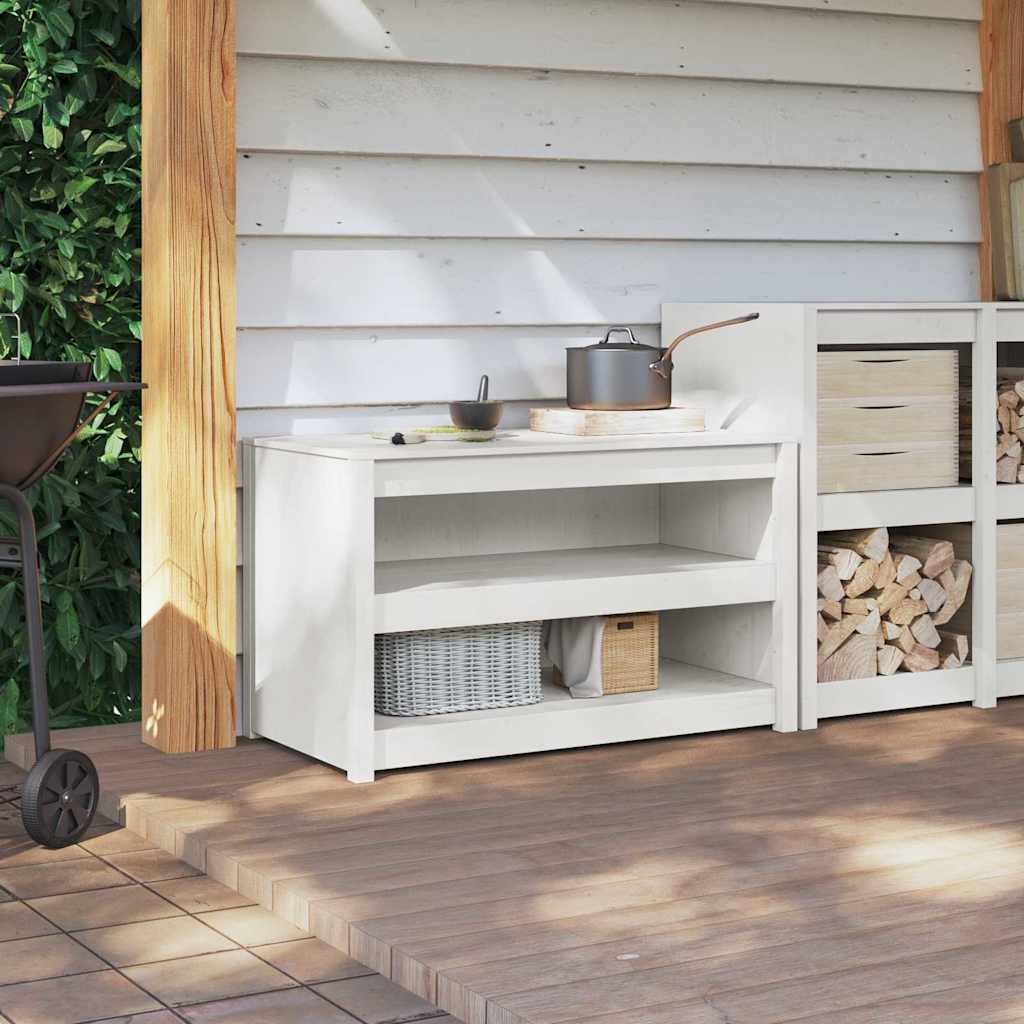 Mobile da cucina MEPPEL Bianco 106 x 55 x 64 cm Pino massello | homemem39