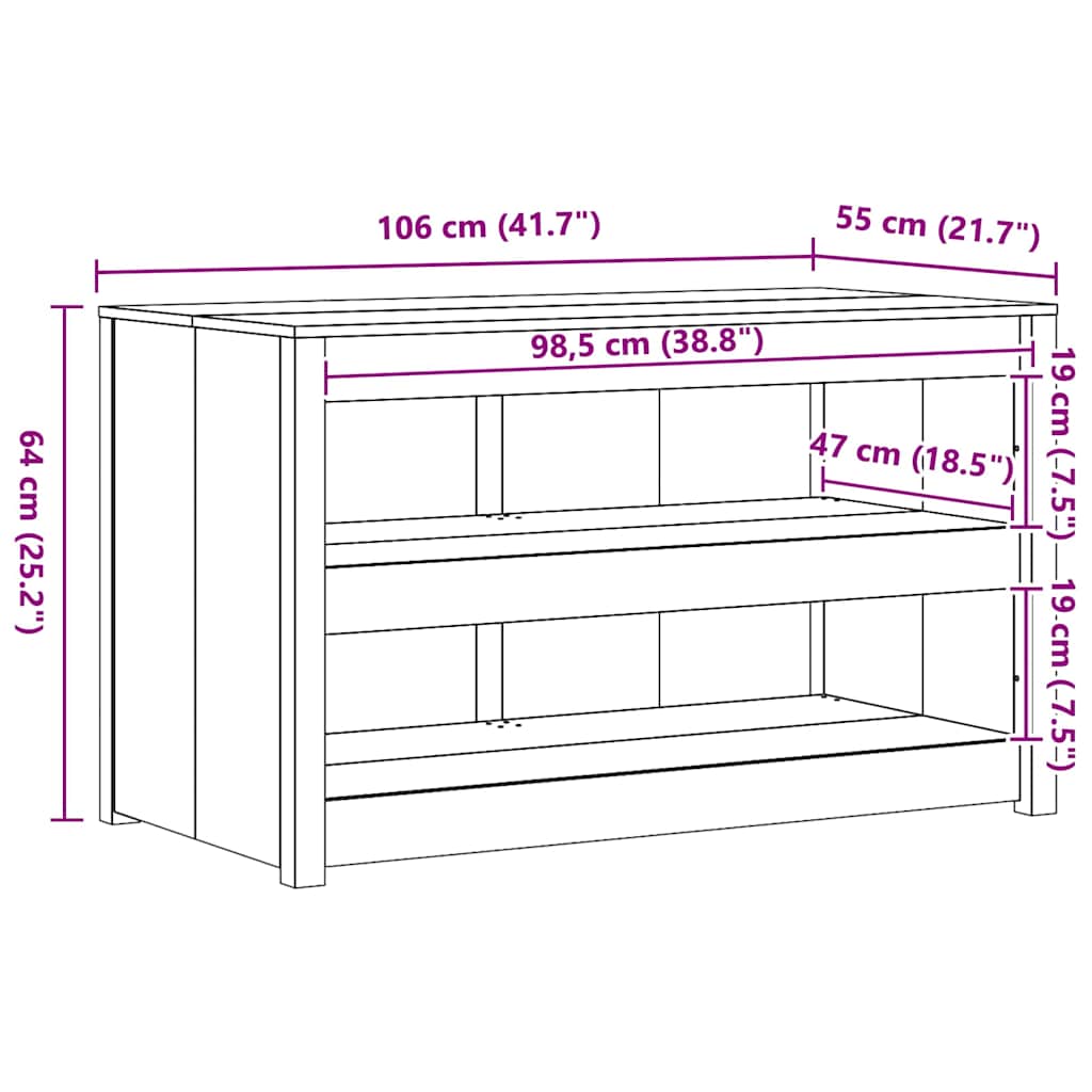 Mobile da cucina MEPPEL Rovere Marrone 106 x 55 x 64 cm | homemem39