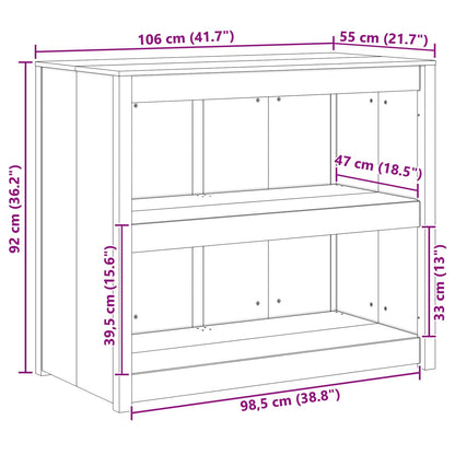 Mobile da cucina MEPPEL Rovere Marrone 106 x 55 x 92 cm
