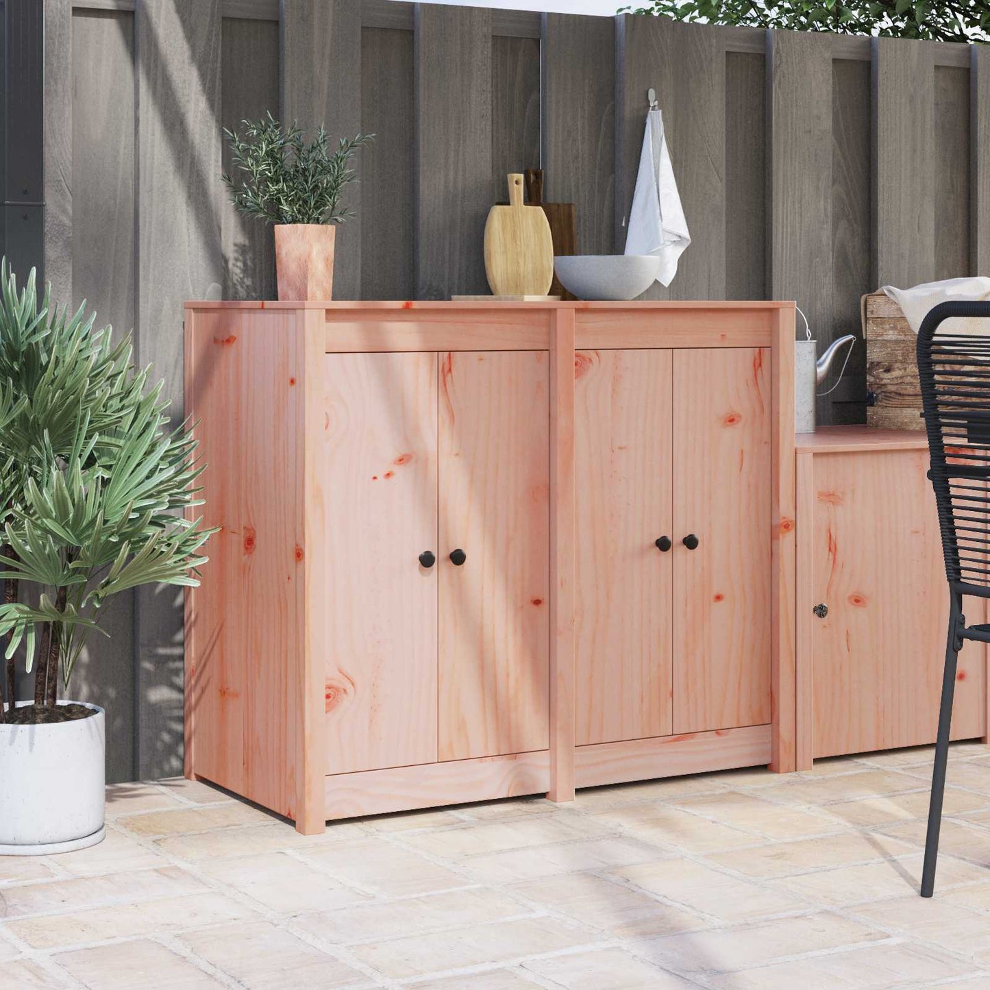 Porta da cucina MEPPEL 2 pcs Marrone 50 x 9 x 82 cm | homemem39